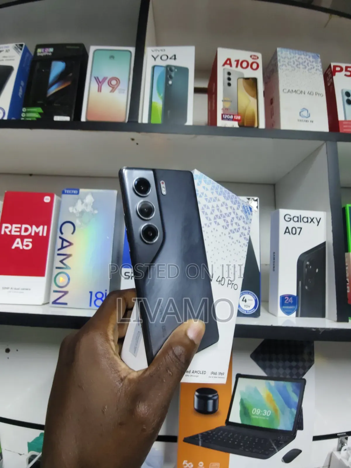 Tecno Camon 40 Pro 4G 256 GB Black