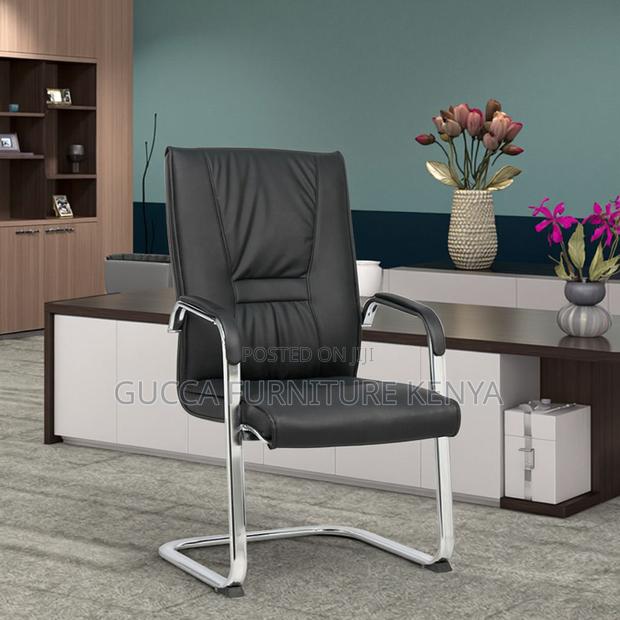 Leather Executive High Back Home Desk Seat - thumbnail 3