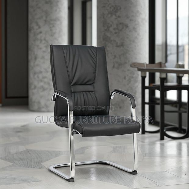 Leather Executive High Back Home Desk Seat - thumbnail 4