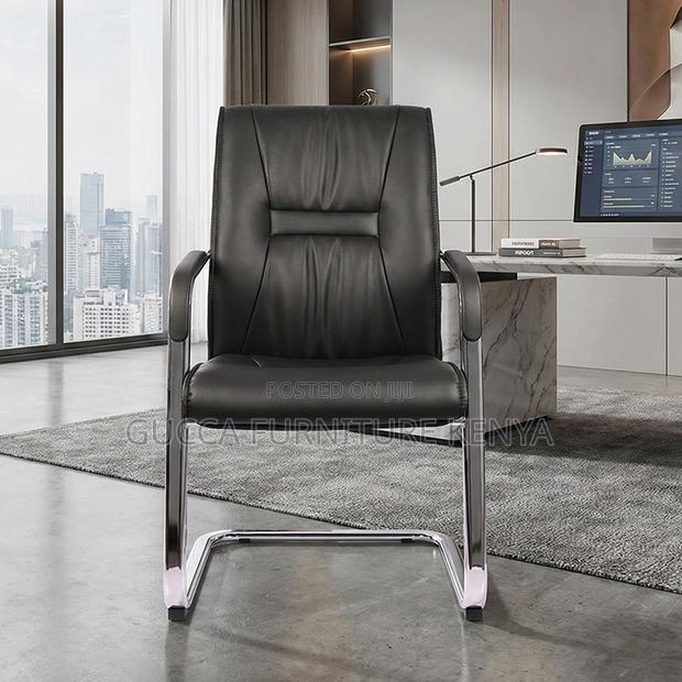 Leather Executive High Back Home Desk Seat - thumbnail 7