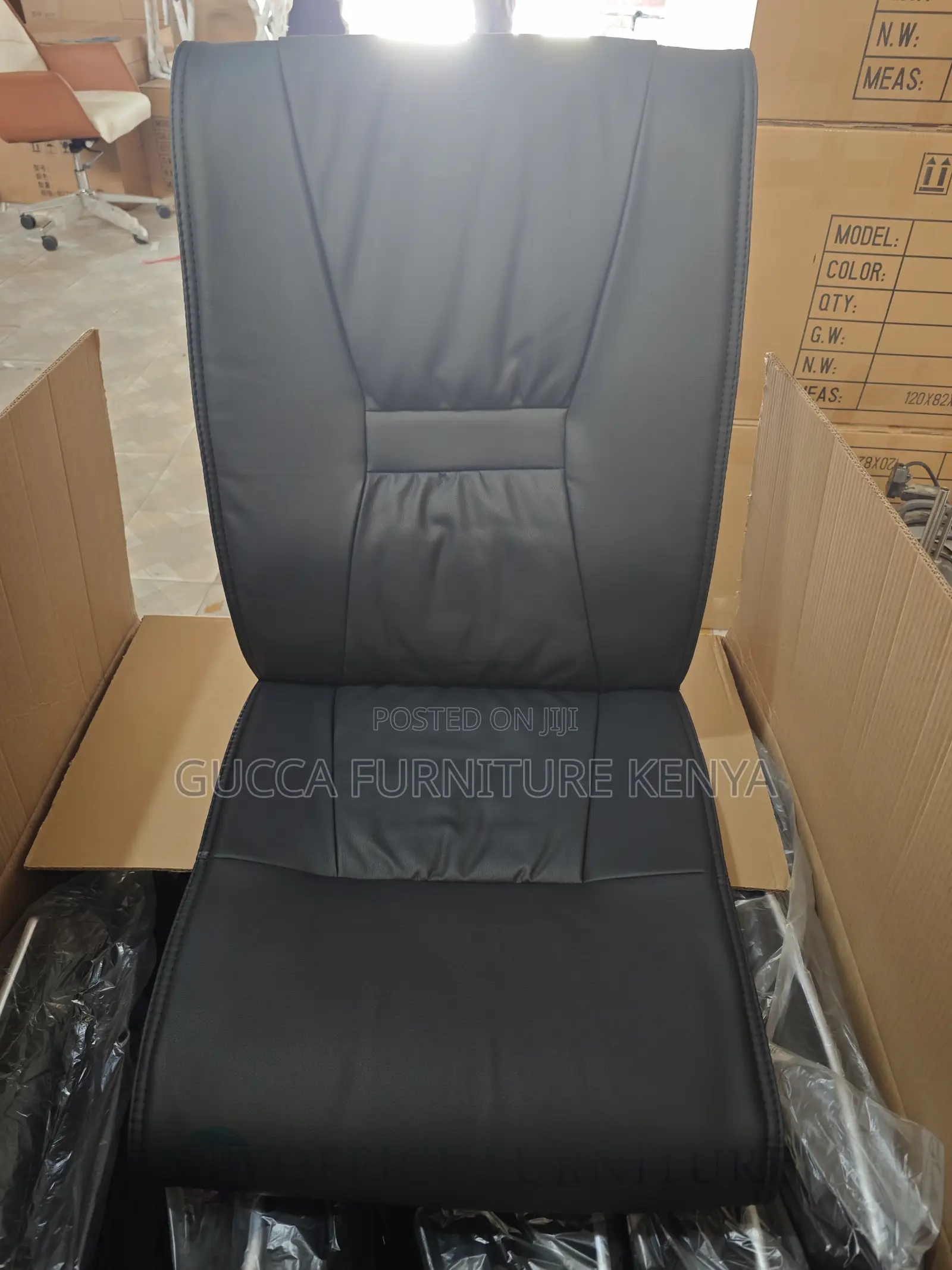 Leather Executive High Back Home Desk Seat