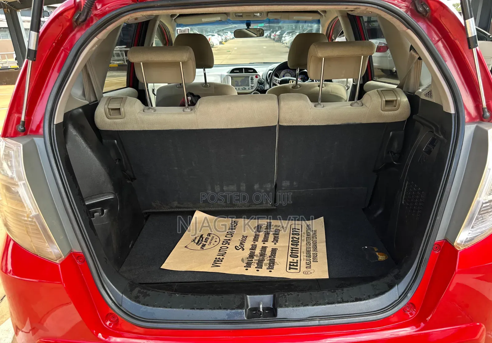 Honda Fit 2011 Red