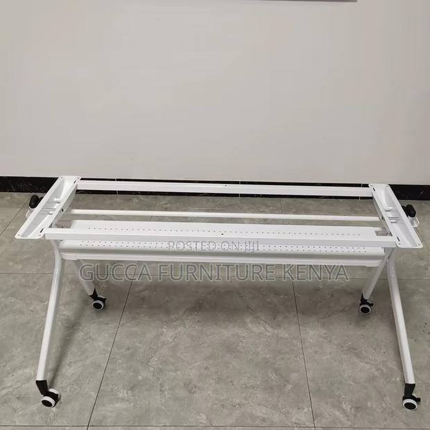 Imported White Folding Home Office Gaming Desk - thumbnail 8