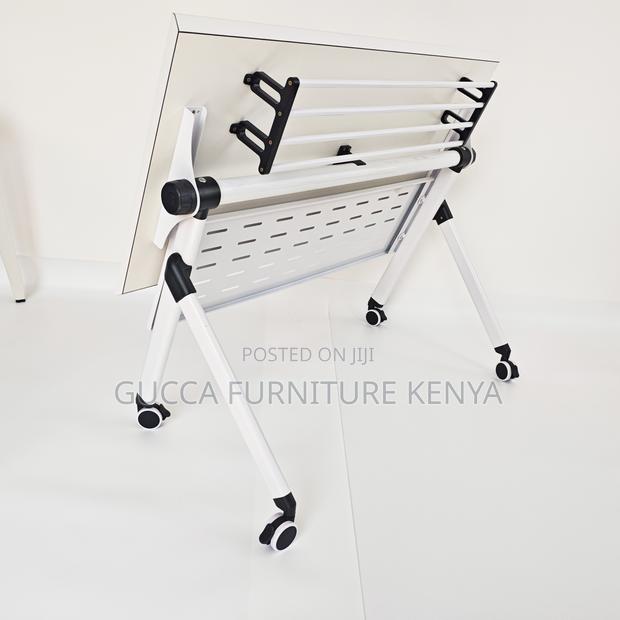 Imported White Folding Home Office Gaming Desk - thumbnail 11