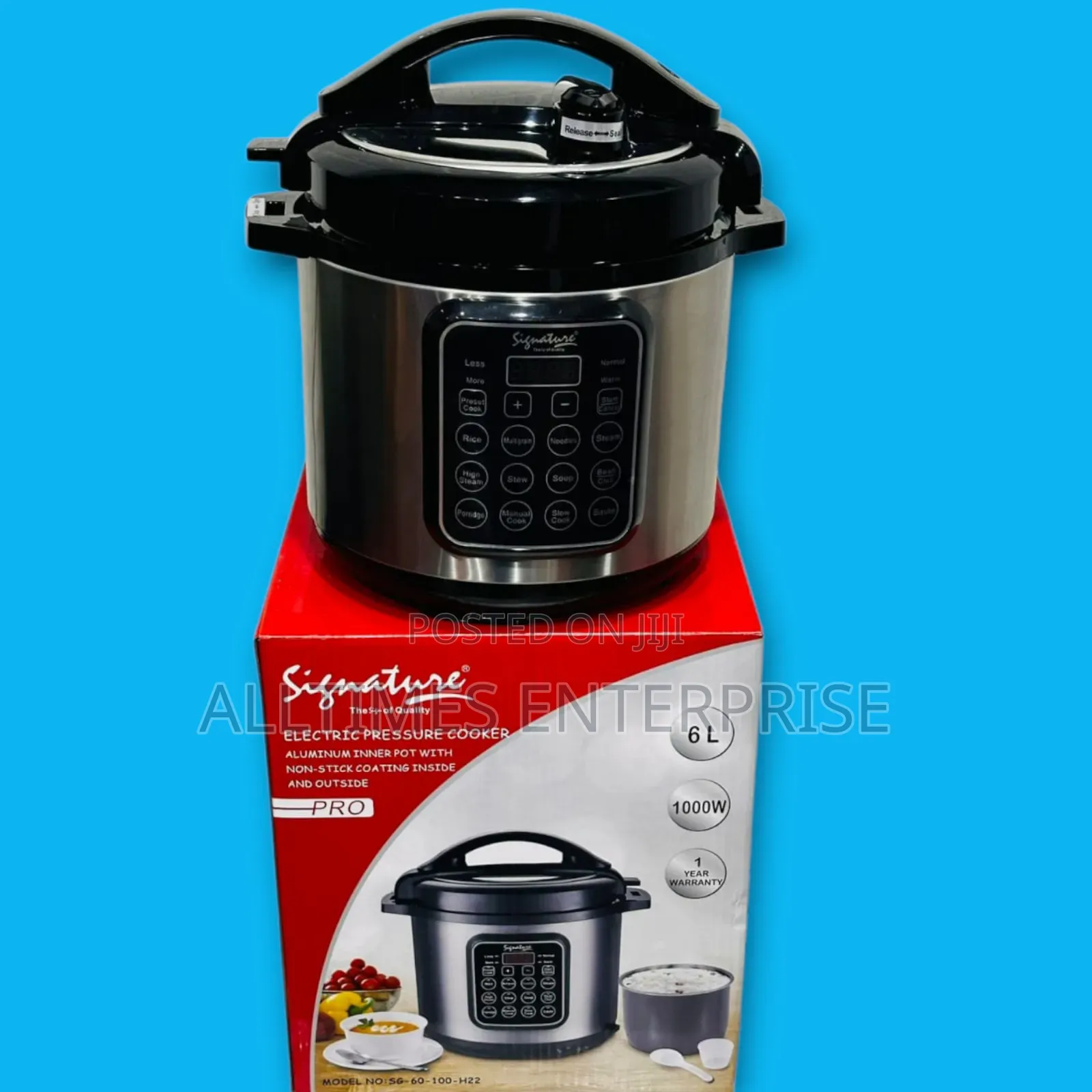 Signature 6 L Electric Pressure Cooker With 12 Cooking Mode's
