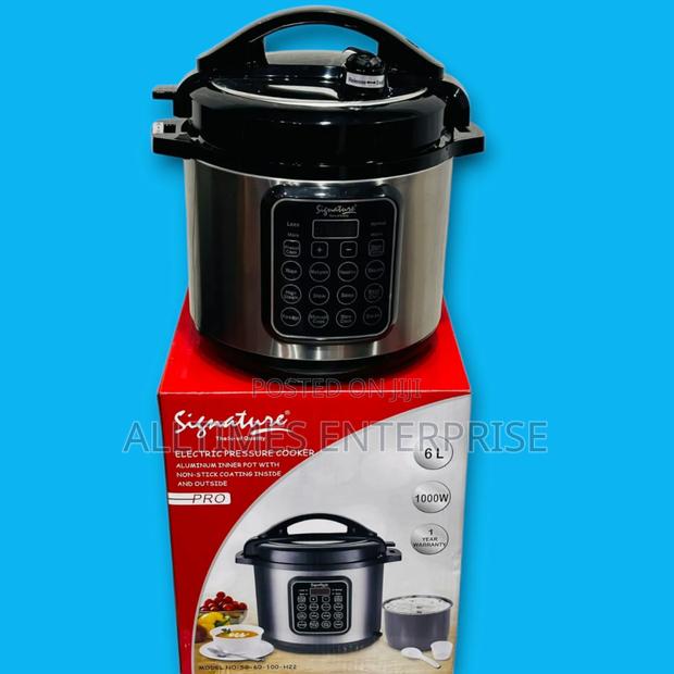 Signature 6 L Electric Pressure Cooker With 12 Cooking Mode's