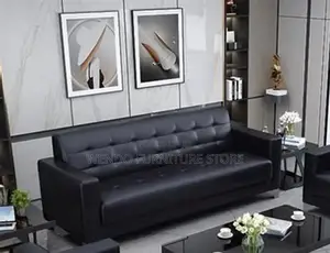 Office Sofa; Five Seaters Executive Leather Office Sofa Set