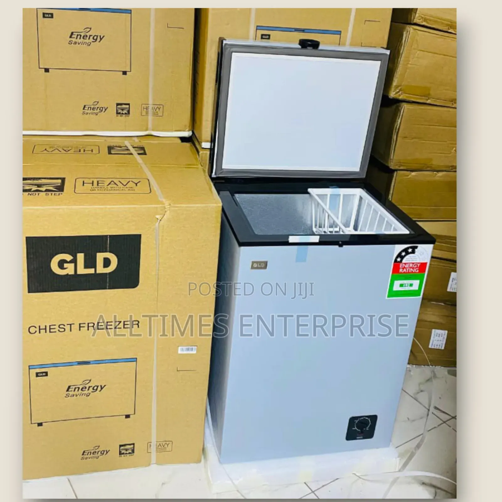 GLD 169 Liters Chest Freezer With Free Fridge Guard