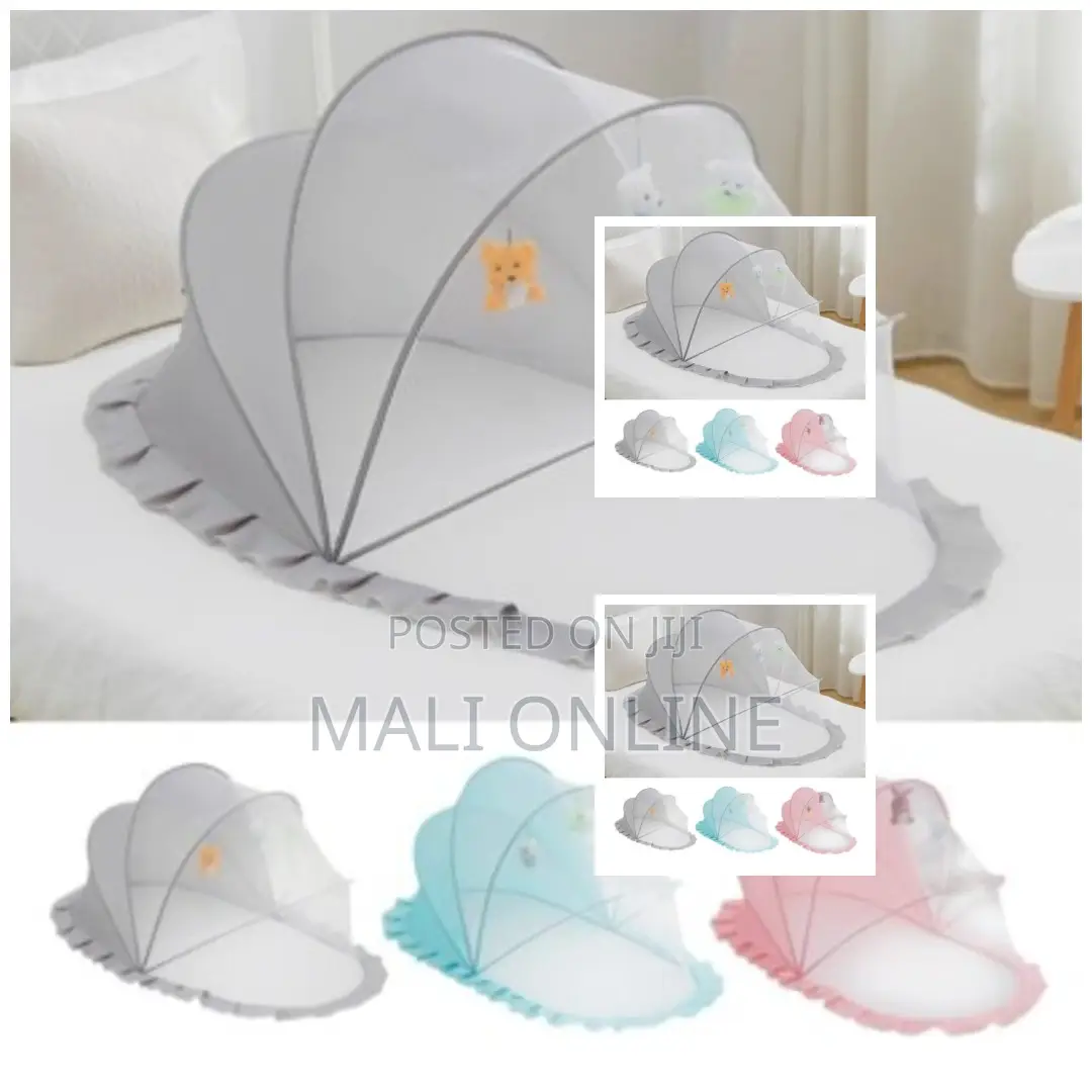 Foldable Baby Crib Mosquito Net Canopy Breathable Andtransparent
