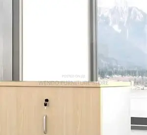 Office Cabinet; Executive Filing Credenza Cabinet With 4 Doors