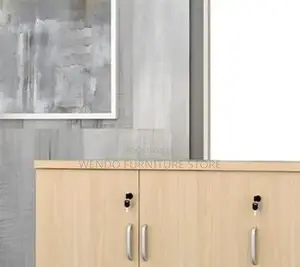 Office Cabinet; Executive Filing Credenza Cabinet With 4 Doors
