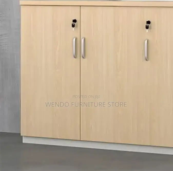 Office Cabinet; Executive Filing Credenza Cabinet With 4 Doors