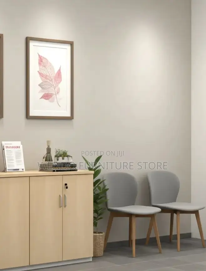 Office Cabinet; Executive Filing Credenza Cabinet With 4 Doors