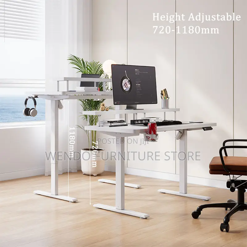 Office Desks; 1.8 Meters Electric Adjustable Office Desk
