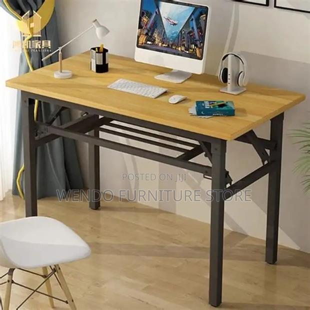 Office Table; Foldable Classic Design Study Desk - thumbnail 3