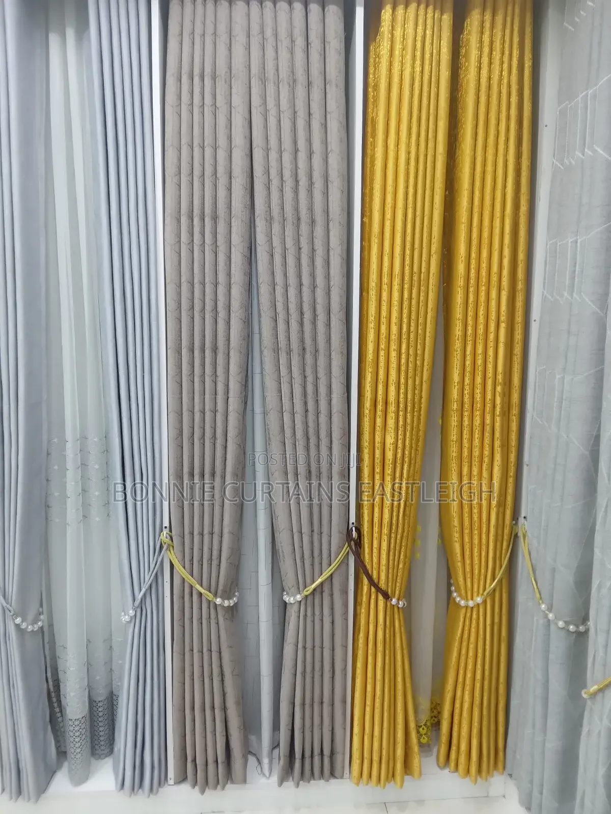 Green Modern Curtains for Living Rooms