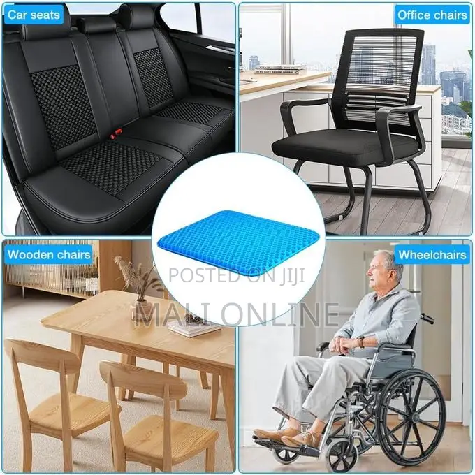 Egg Sitter Gel Seat Cushion Honeycomb Chair Pad Orthopedic Support