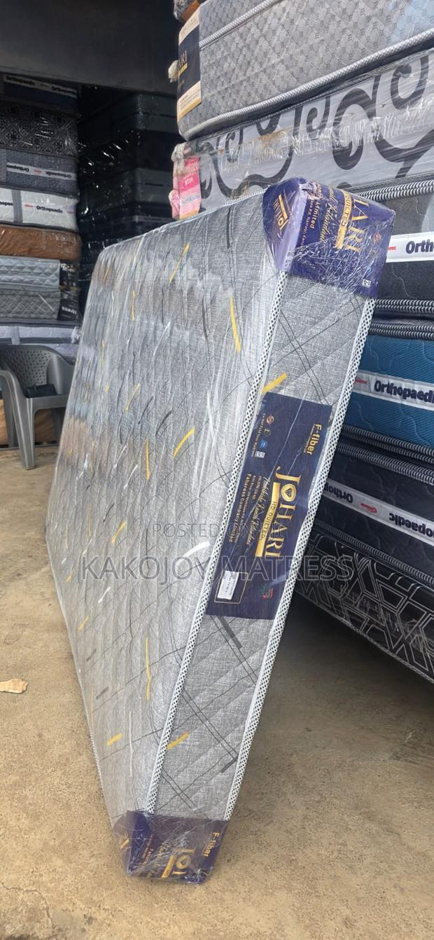 Brand New Johari High-Density Fibre Mattress 4x6, 6-Inch Thick
