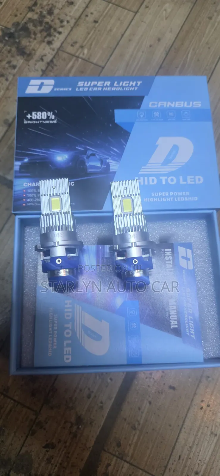 Premium Hid-to-Led Conversion Bulbs (D2s/D2r/D4s/D4r) 