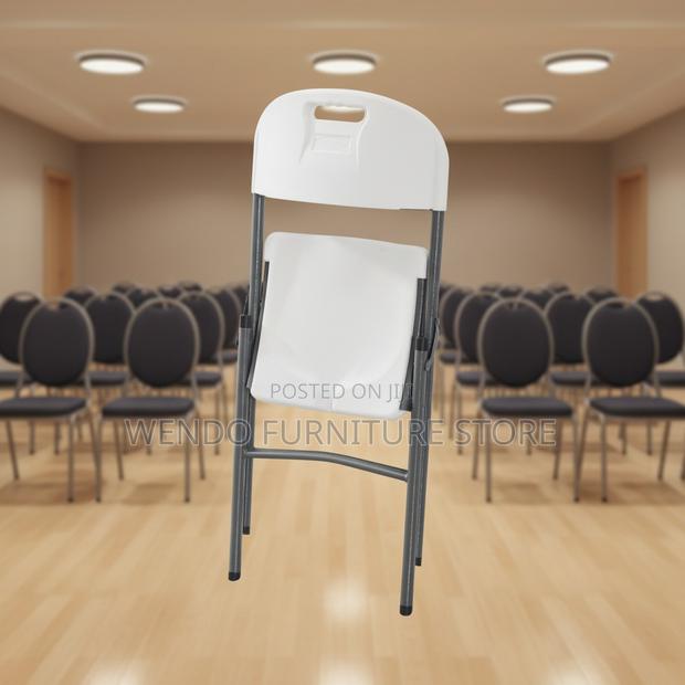 Office Chairs; Foldable White Training Chairs - thumbnail 8
