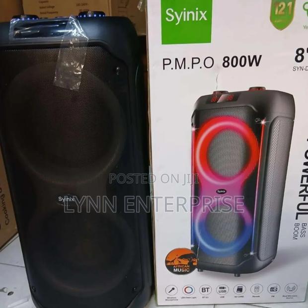Syinix Powerful Bass Boom
Syndj280twd
<>Wireless Microphone