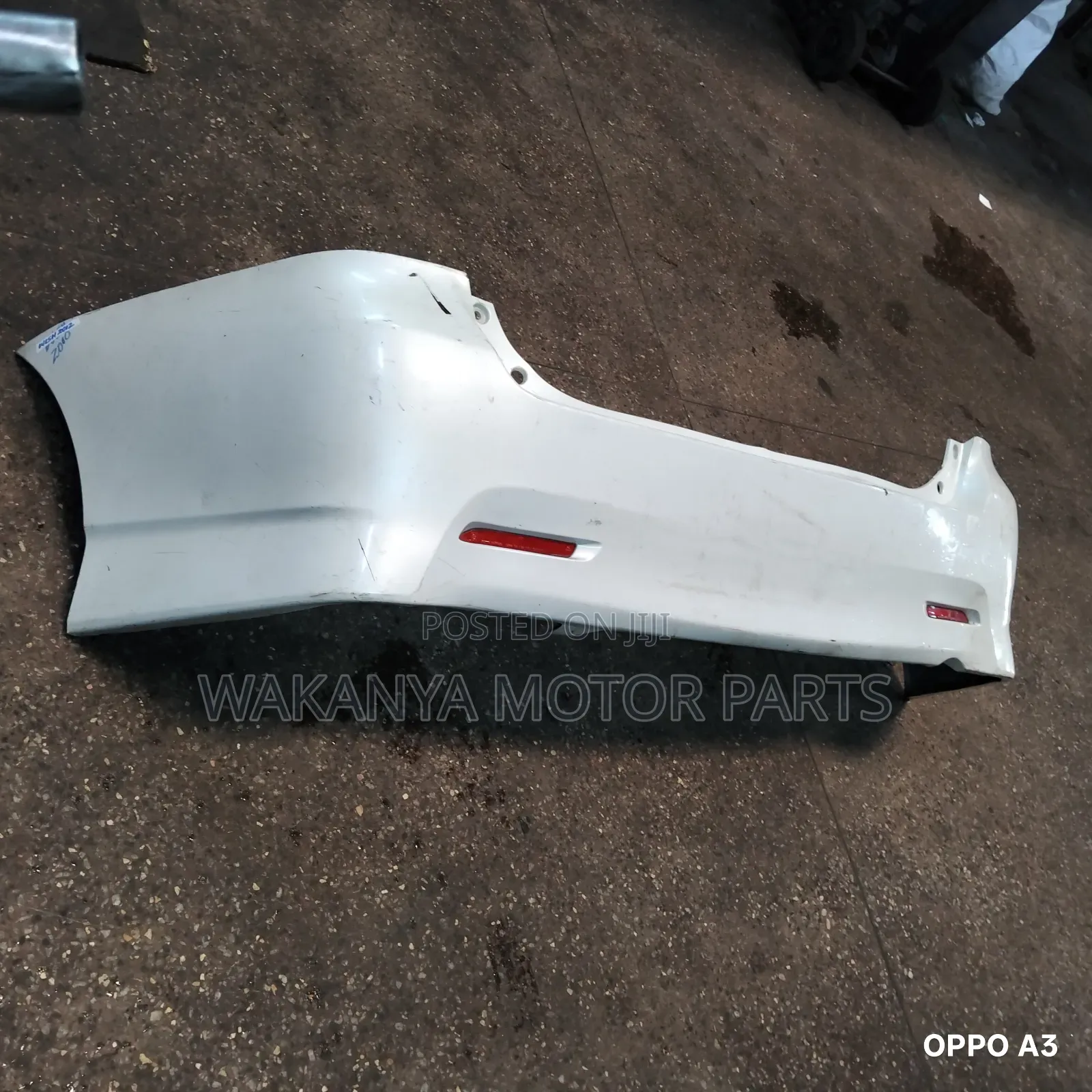 Toyota Wish 2010/2012 Rear Bumper Complete With Reflectors, Ex Japan