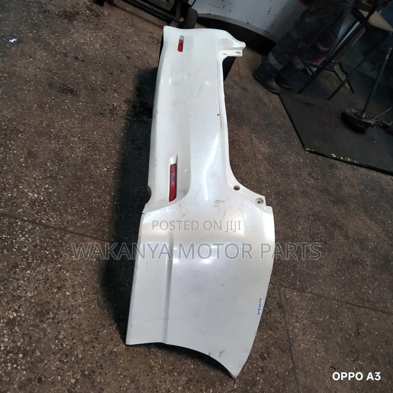 Toyota Wish 2010/2012 Rear Bumper Complete With Reflectors, Ex Japan