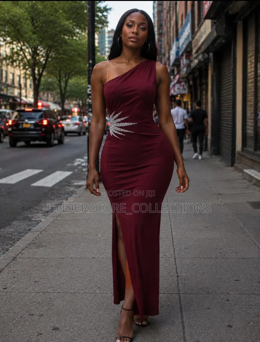 One Shoulder Out Bodycon Dinner Dresses