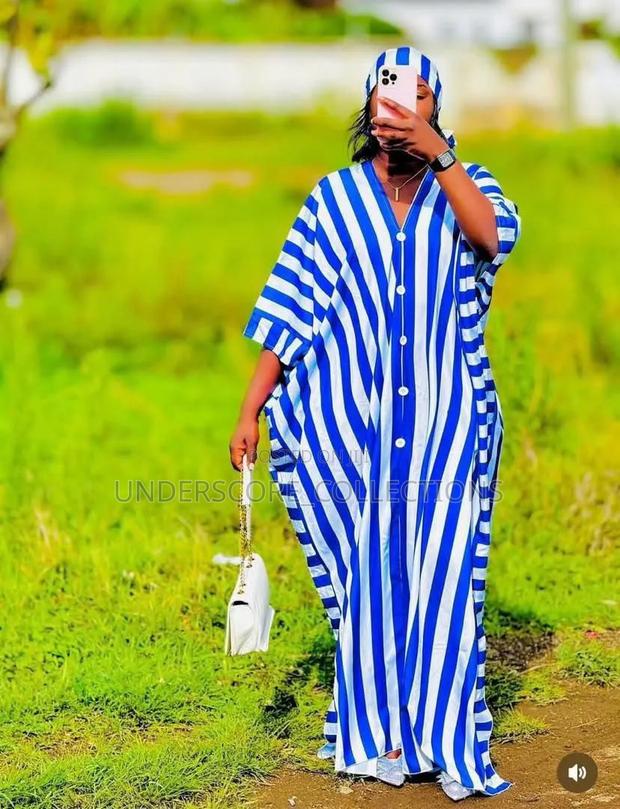Ladies Free Size Maxi Dresses With Scurf - thumbnail 2