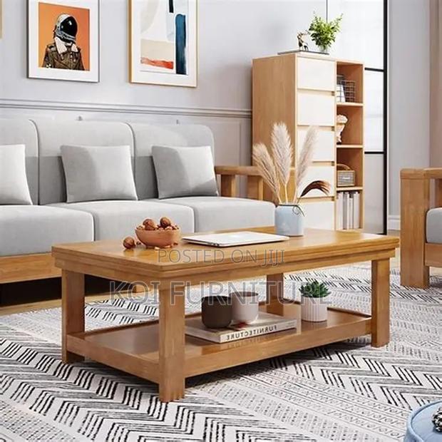 Coffee Table; Taweet Mahogany Executive Coffee Table - main view