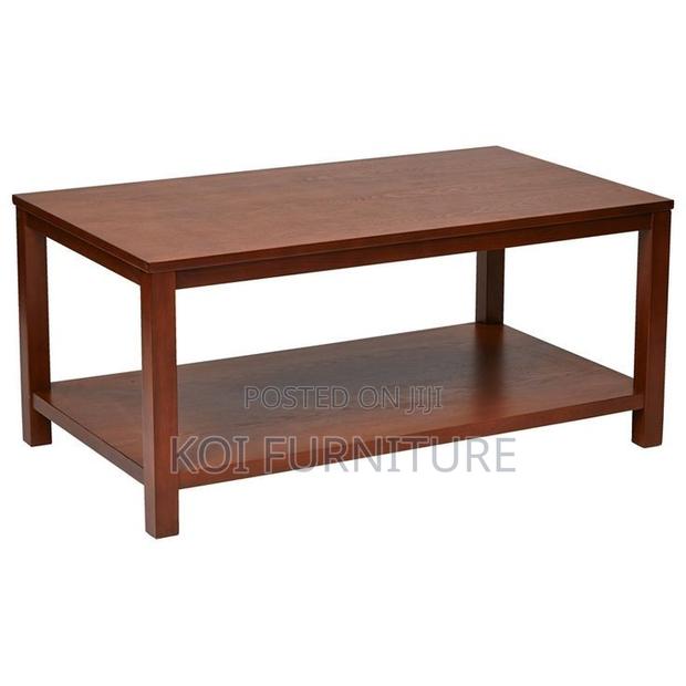 Coffee Table; Taweet Mahogany Executive Coffee Table - thumbnail 5
