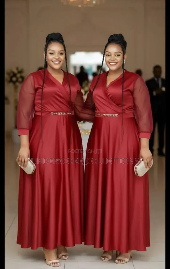 See Through Arms Maxi Dresses for Functions