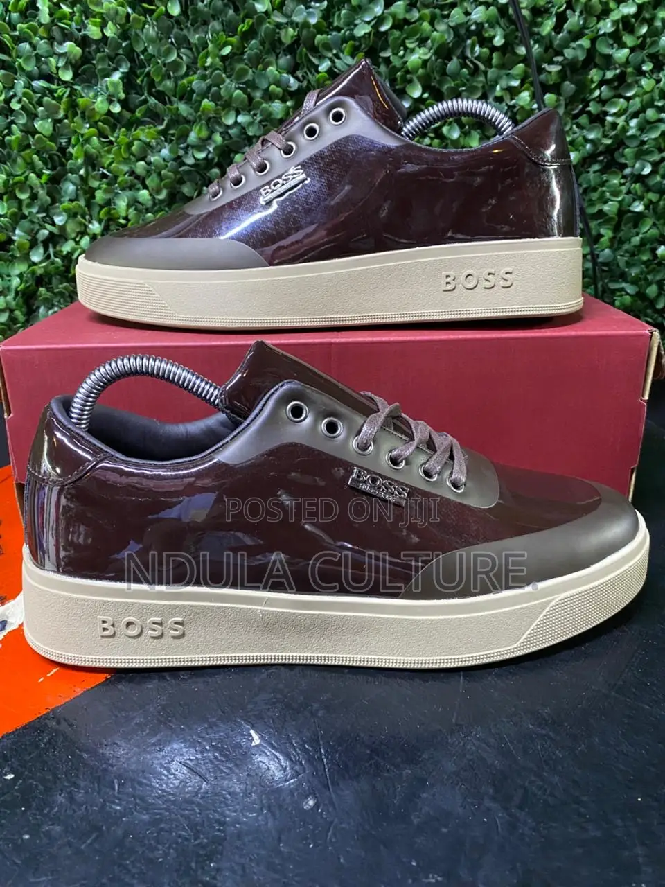Timberland / Hugo Boss Wetlook Patent Leather Loafers
