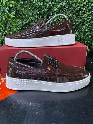 Timberland / Hugo Boss Wetlook Patent Leather Loafers