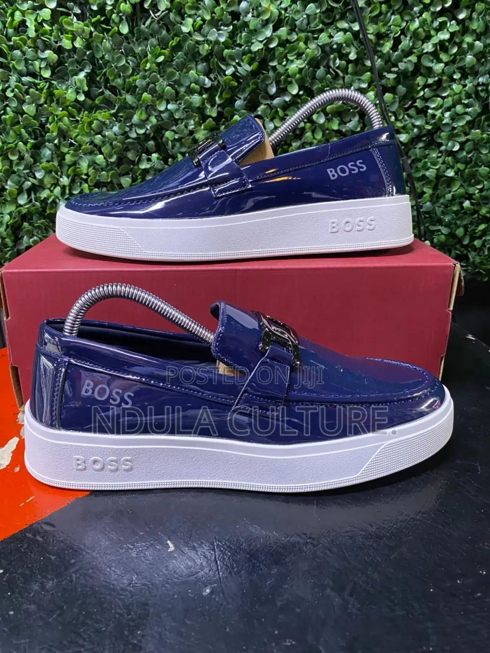 Timberland / Hugo Boss Wetlook Patent Leather Loafers