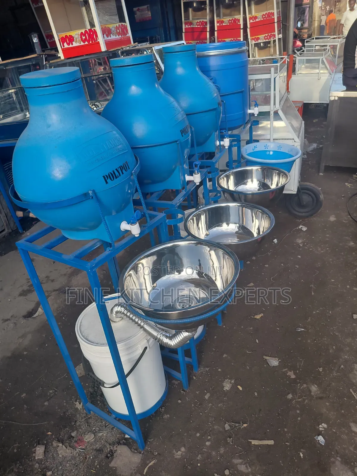 Hand Wash Plastic Cylinders.