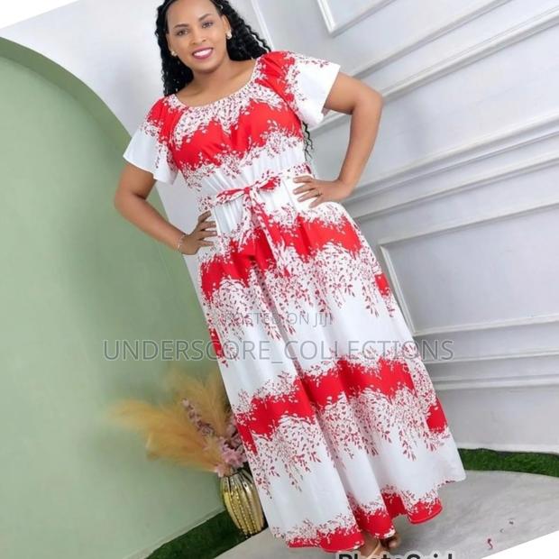 Ladies Short Sleeved Maxi Dresses - thumbnail 2