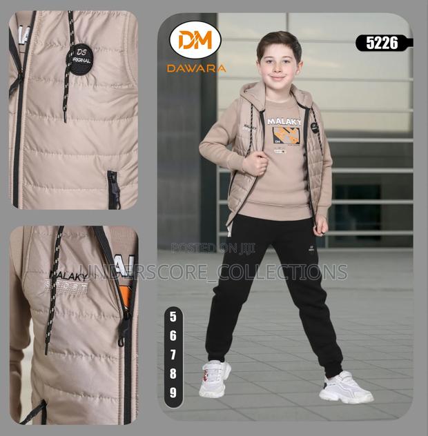 Premium Quality Boys Three Pieces Tracksuit - thumbnail 2