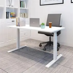 Office Desk; 1.2 Meters Centree Adjustable Electric Desk