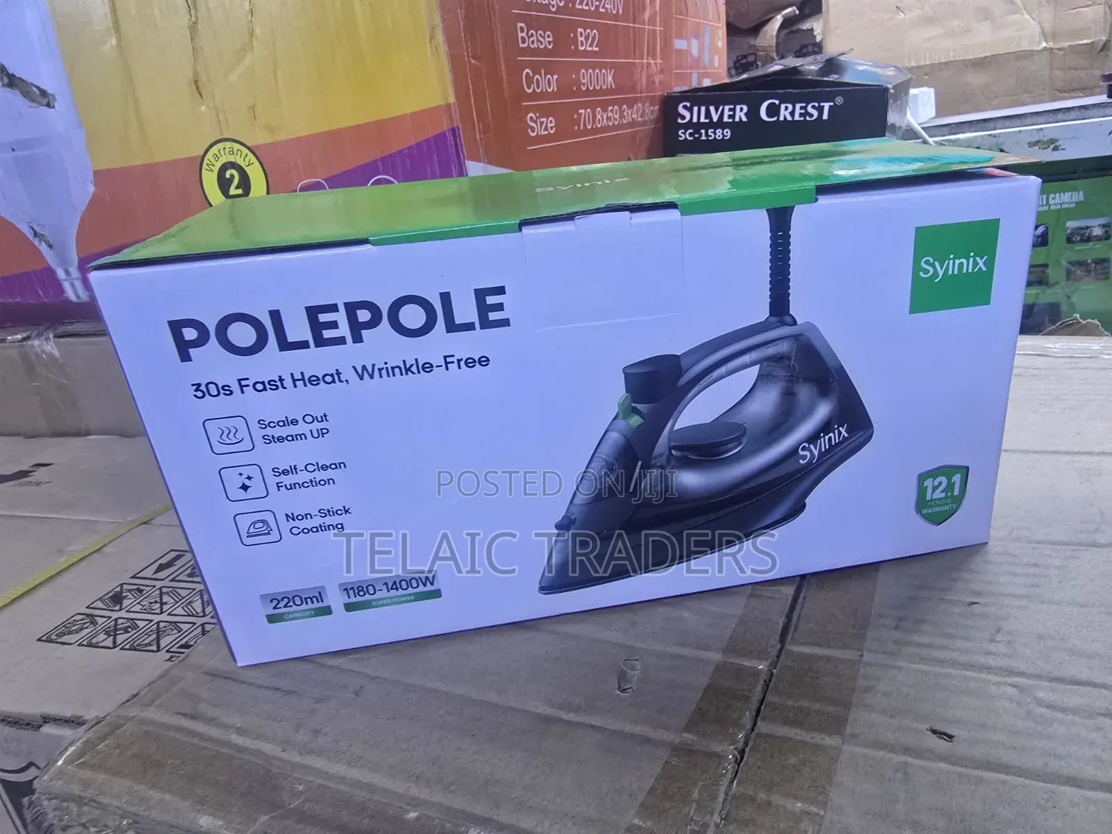 New Model 1180-1400w Irsp-1009 Steam Iron Box