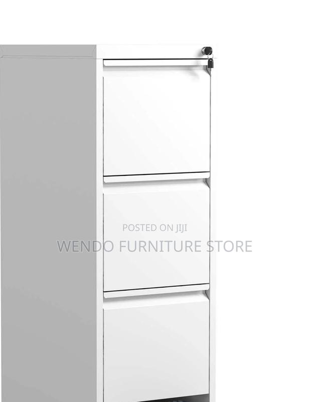 Office Cabinet; Filing Lockable Cabinet With 4 Drawers - thumbnail 4