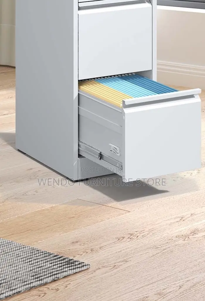 Office Cabinet; Filing Lockable Cabinet With 4 Drawers