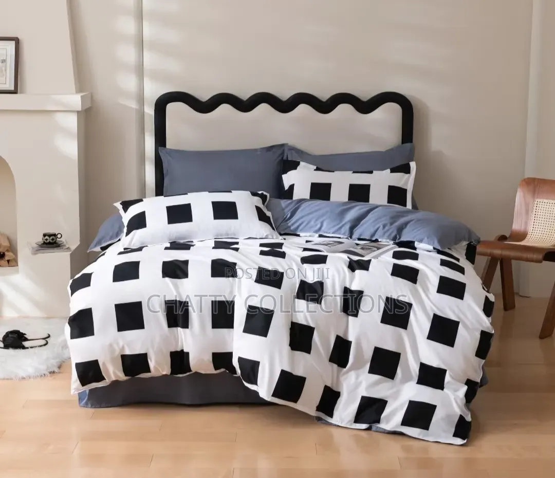 6 by 7 Luxury Nordic Style Cotton Microfiber Duvet Cover Sets