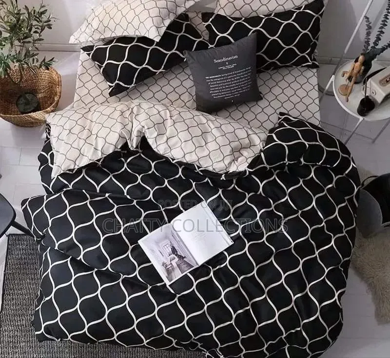 6 by 7 Luxury Nordic Style Cotton Microfiber Duvet Cover Sets