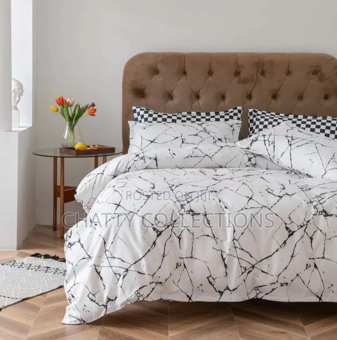 6 by 7 Luxury Nordic Style Cotton Microfiber Duvet Cover Sets