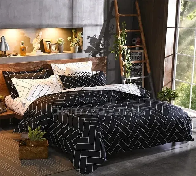 6 by 7 Luxury Nordic Style Cotton Microfiber Duvet Cover Sets