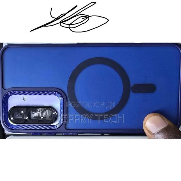 Samsung A26 5g Phone Case - Blue Silicone, Slim Design, Magsafe Compat - thumbnail 2