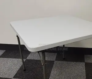 Home Tables; Foldable White Outdoor Picnic Tables