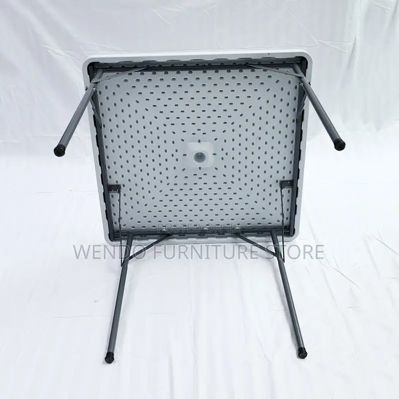 Home Tables; Foldable White Outdoor Picnic Tables