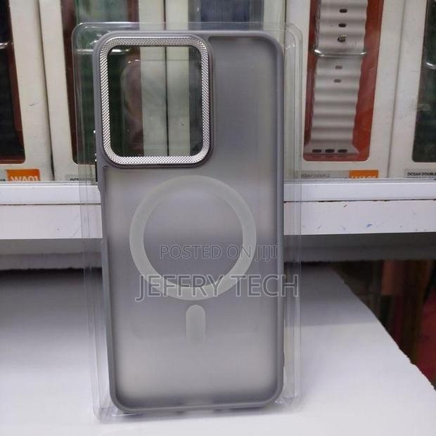 Xiaomi Redmi 13c Magnetic Case - Grey Tpu+Pc, Shockproof, Magsafe Com